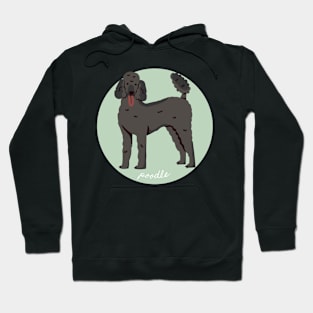 Poodle Dog Breed Cursive Graphic Hoodie